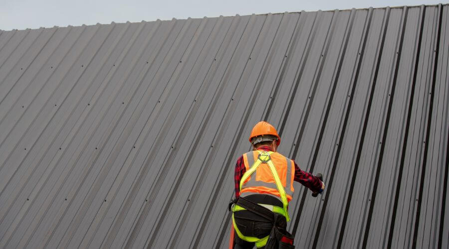 Professional metal roof installation services in Tell, TX